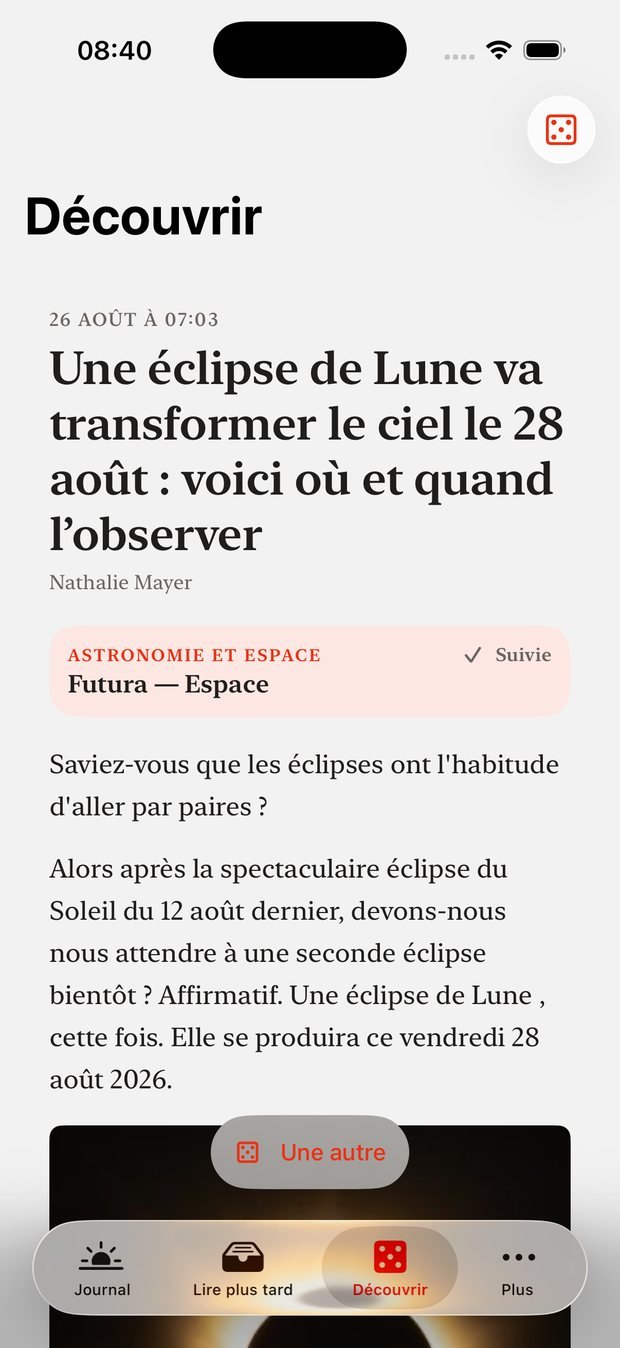 Aurore — Découvrir : un sujet au hasard, hors de vos sources.